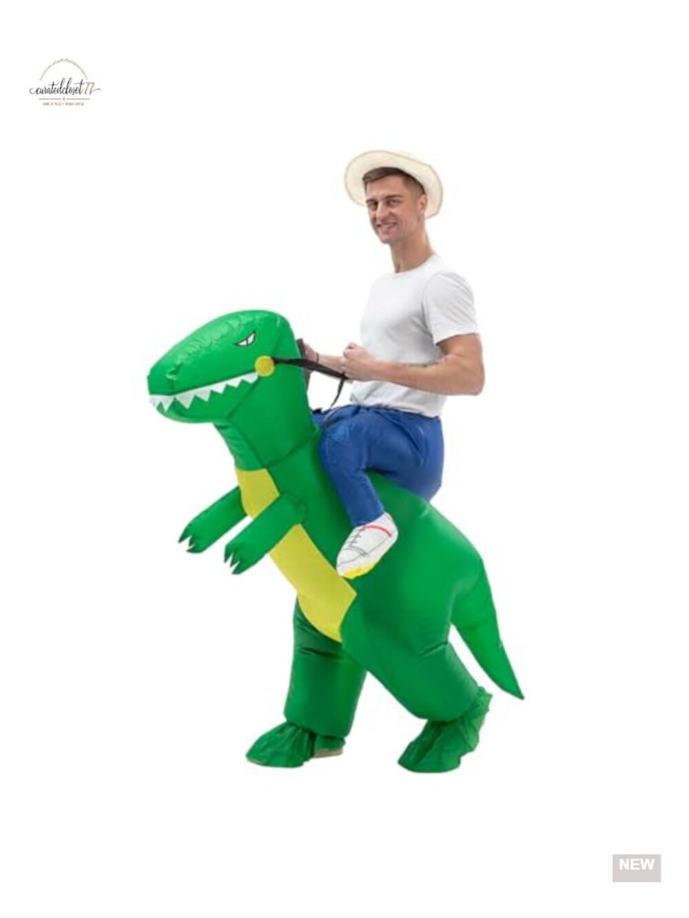 Inflatable Dinosaur Costume Adult Blow Up Suit Halloween Party